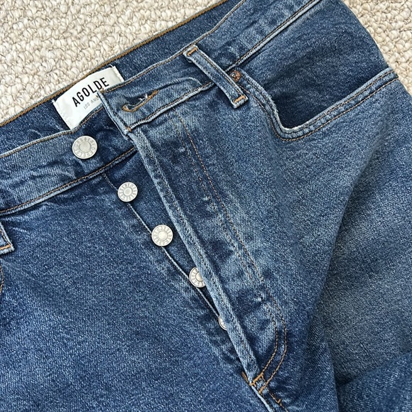 Agolde Riley High Rise Crop - Picture 8 of 8